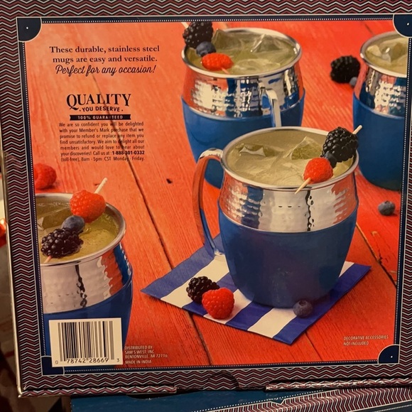 Hammered Moscow Mule 4 Piece Set - Picture 8 of 8